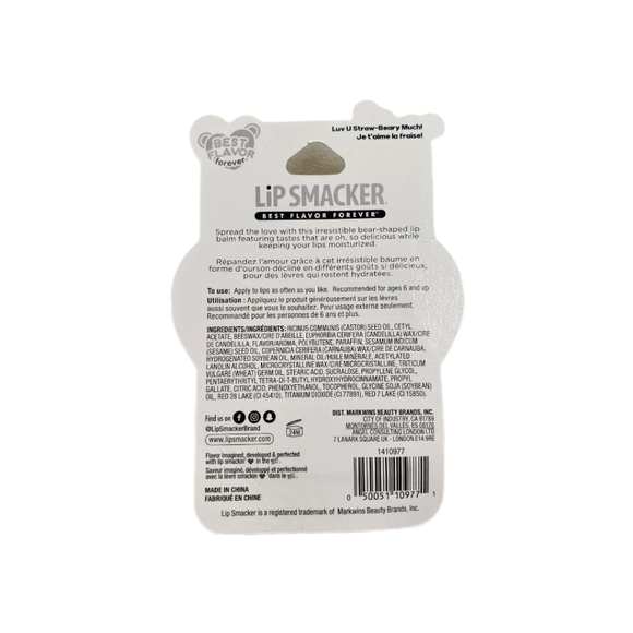 Lip Smacker Women Kids Makeup Lip Balm Gummy Bear Strawberry Moisturizer Makeup - Picture 7 of 7